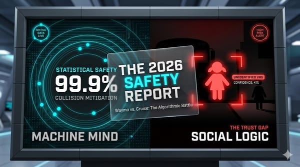 The 2026 Autonomous Safety Report: Waymo, Cruise, and the Algorithmic Trust Gap